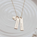 Family necklace with names