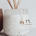 Actual Baby Footprint Necklace