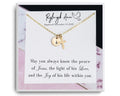 Personalized Baptism Cross Necklace