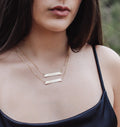 Layered Bar Necklace Set
