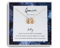 Personalized Gemini Zodiac Necklace