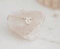Custom Heart Initial Bracelet Gold
