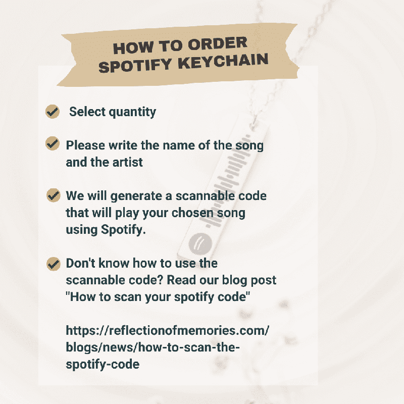 Spotify Keychain Code – Alora Links Jewelry