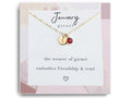January Birthstone Personalized Necklace