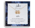 Personalized Libra Zodiac Necklace