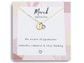March Birthstone Necklace