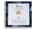 Personalized Pisces Zodiac Necklace