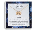 Personalized Scorpio Zodiac Necklace