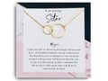 Interlocking Circle Sister Necklace