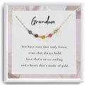 Grandmother Necklace with Birthstones