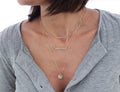 Triple Layered Initial Necklace
