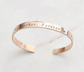 Personalized Cuff Bracelet for Mom