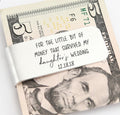 Personalized Wedding Money Clip