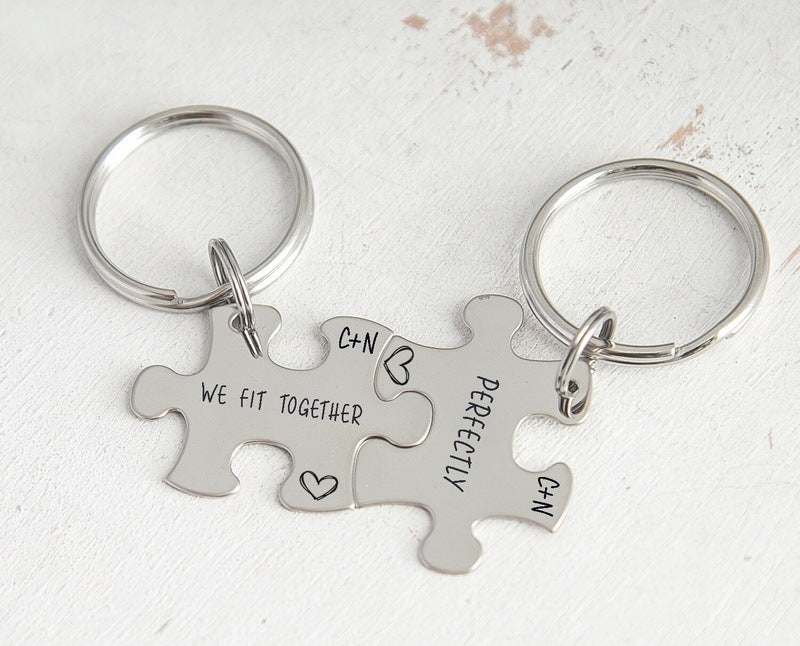 Matching Couples Keychain Set – Alora Links Jewelry