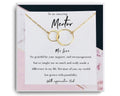 Interlocked Circle Necklace for Mentor